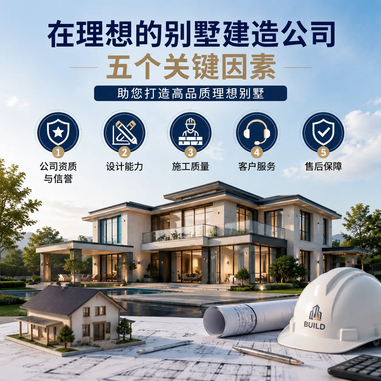 在 绥阳 找到理想别墅建造公司的五个关键因素