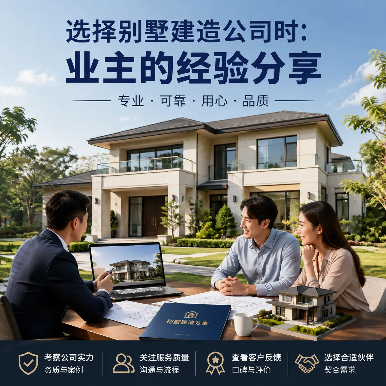 选择别墅建造公司时： 绥阳 业主的经验分享