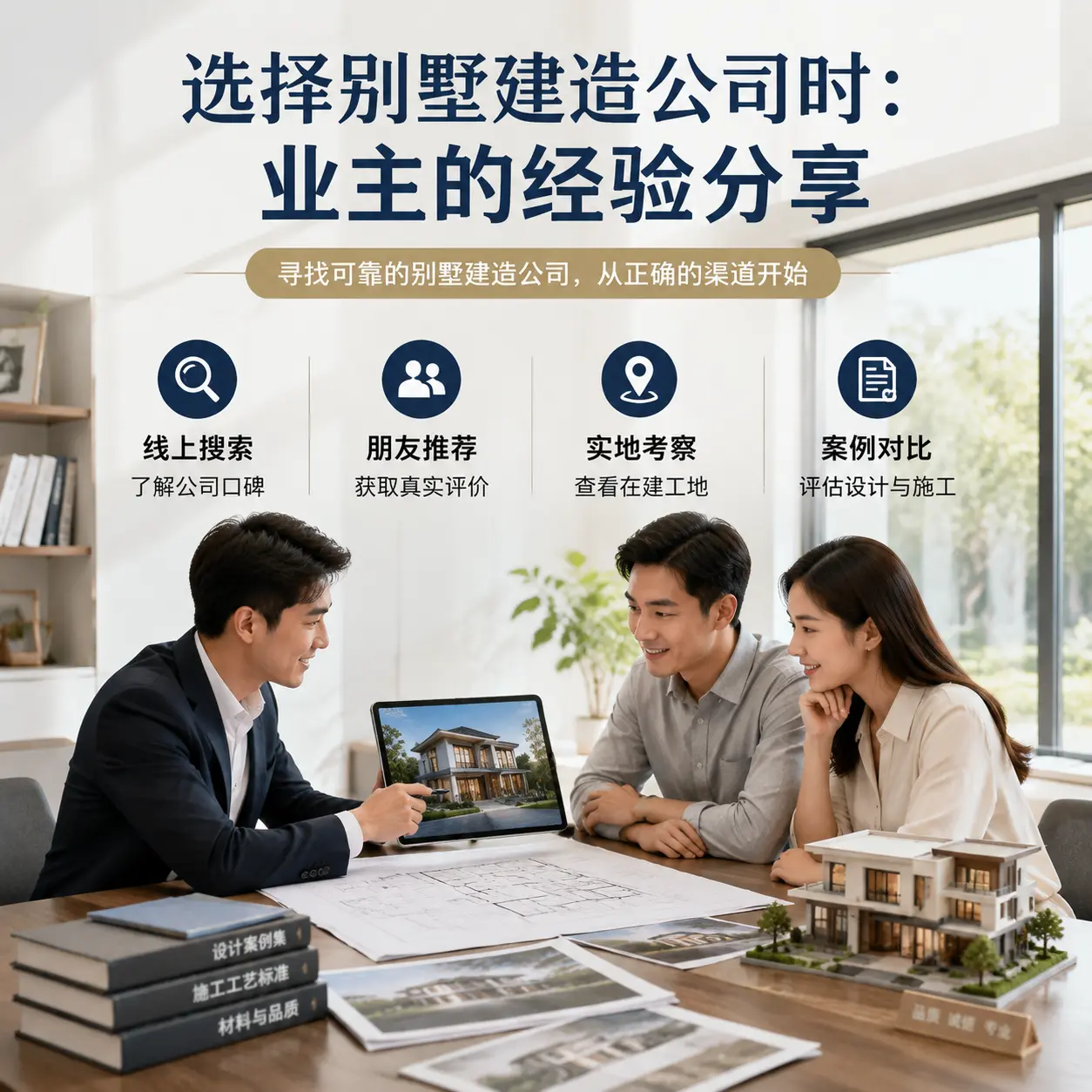 选择别墅建造公司时： 绥阳 业主的经验分享