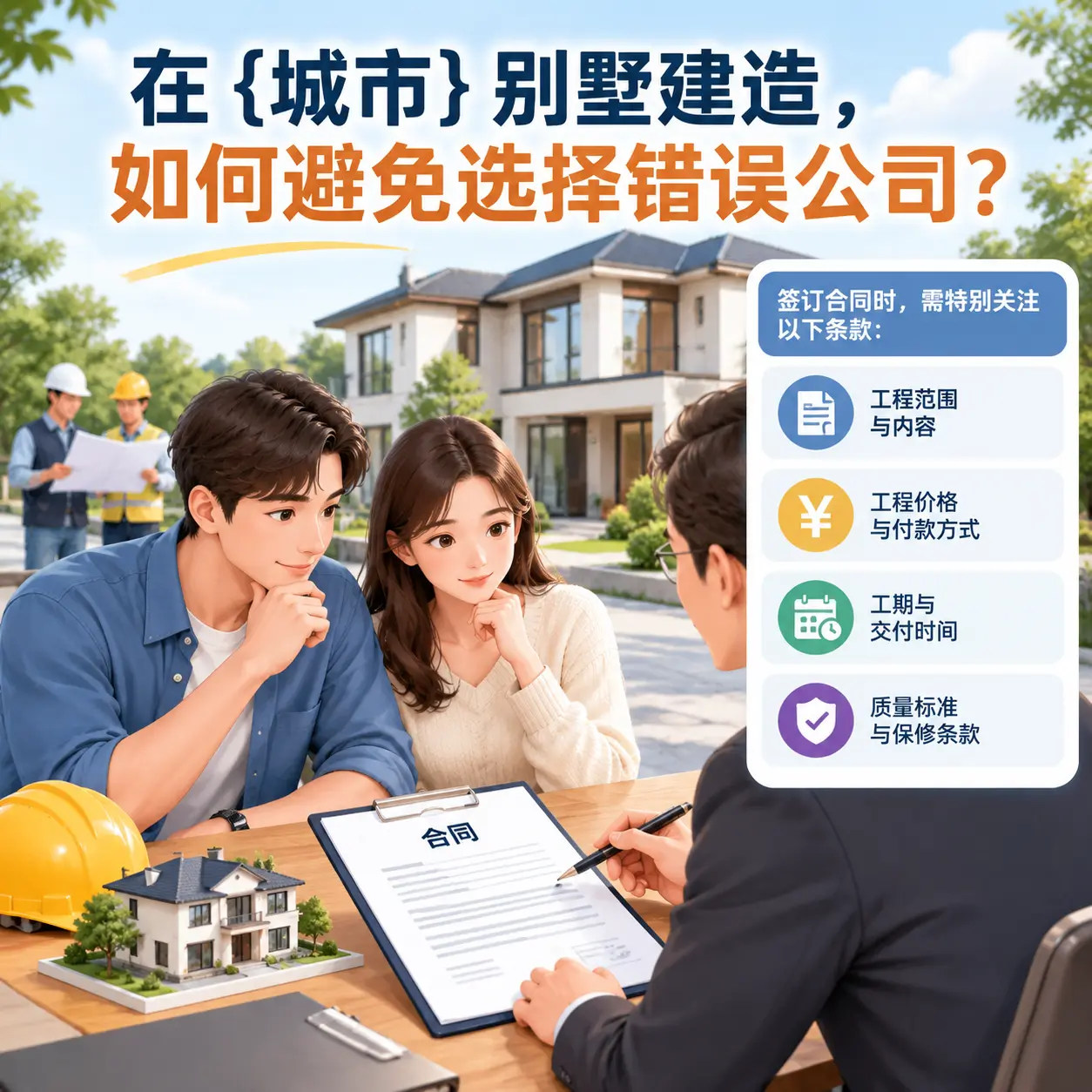 在 绥阳 别墅建造，如何避免选择错误公司？