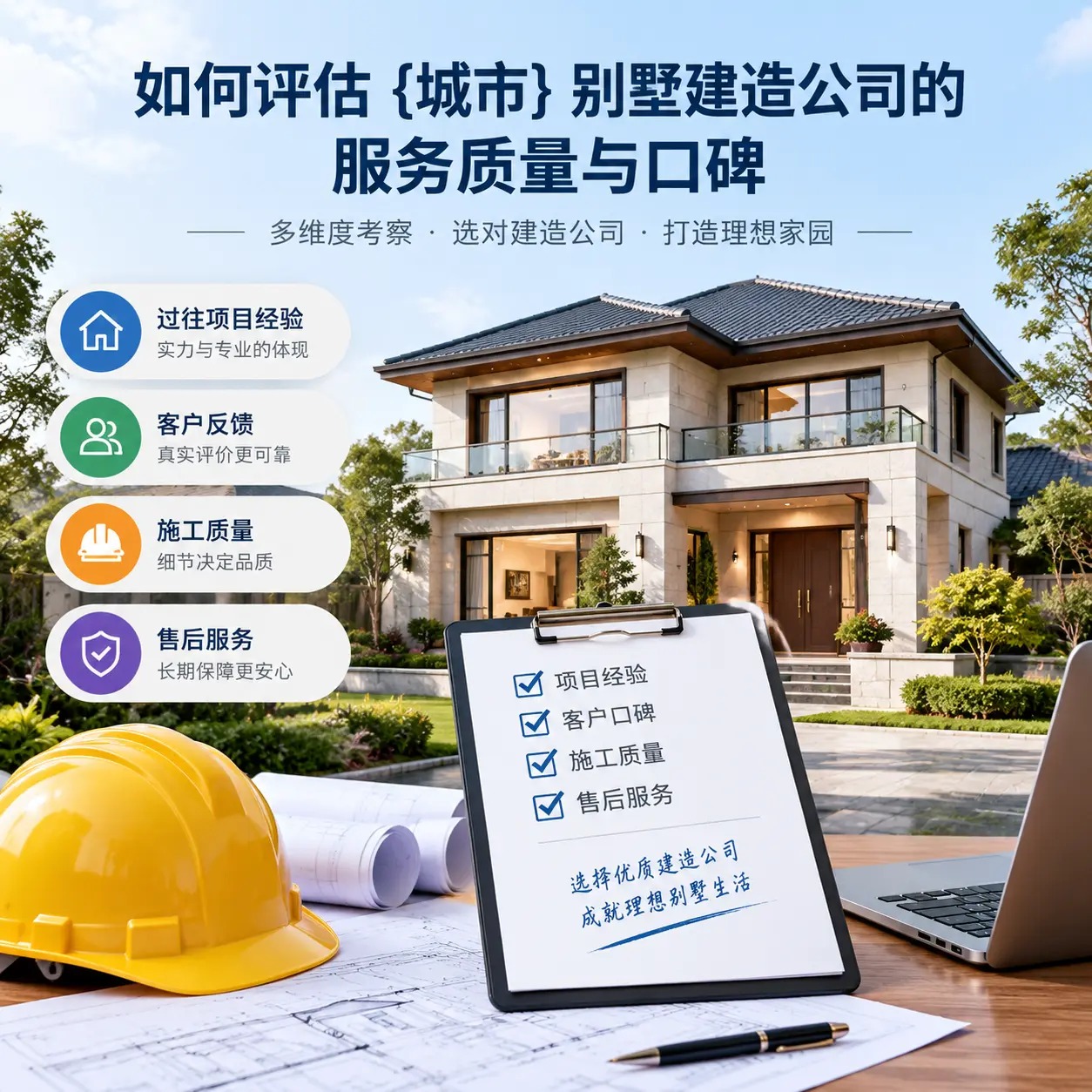 如何评估 绥阳 别墅建造公司的服务质量与口碑