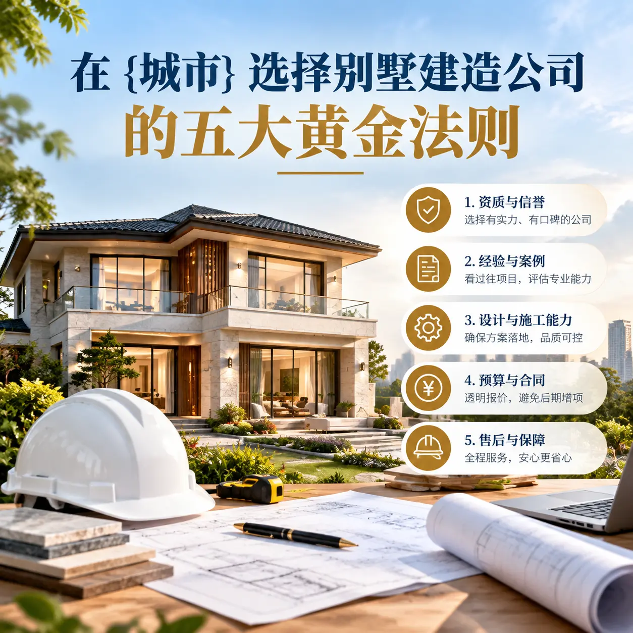 在 绥阳 选择别墅建造公司的五大黄金法则
