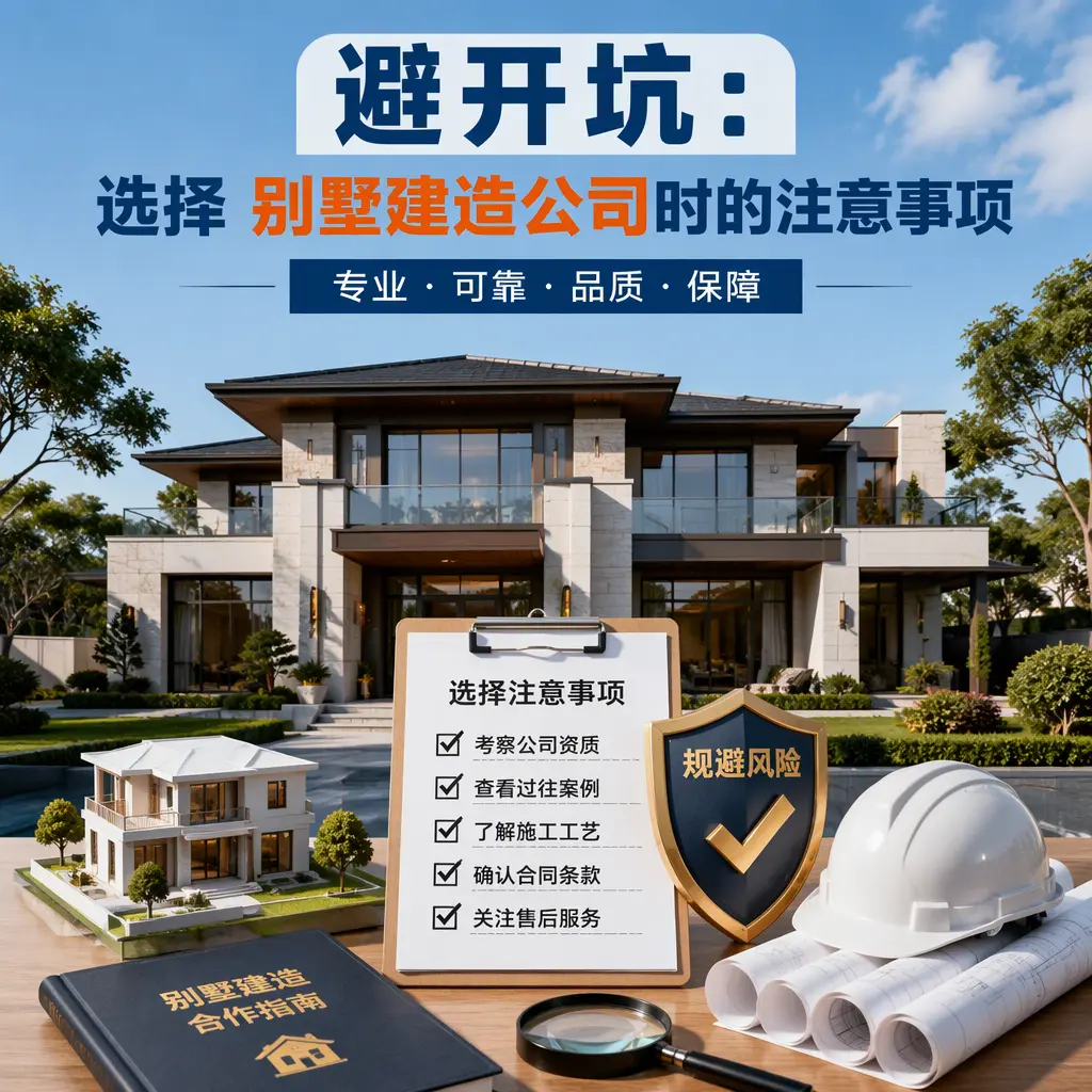 避开坑：选择 绥阳 别墅建造公司时的注意事项