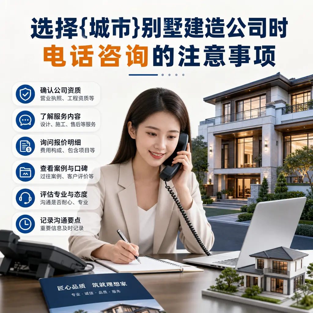 选择绥阳别墅建造公司时,电话咨询的注意事项